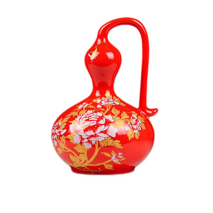 Compatible porcelain for Jahrriesnge red peony gourd vase cna0688 Compatible porcelain Jahrriesnge for red peony gourd vase cna0688