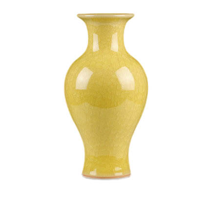 Compatible porcelain for Jahrriesnge yellow ice cube cracked gourd vase cna0733 Compatible porcelain Jahrriesnge for yellow ice cube cracked gourd vase cna0733