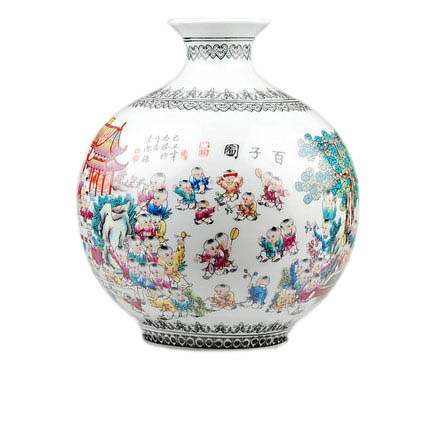 Compatible porcelain for Jahrriesnge pastel one hundred children figure vase cna0781 Compatible porcelain Jahrriesnge for pastel one hundred children figure vase cna0781