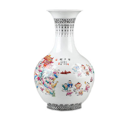 Compatible porcelain for Jahrriesnge pastel one hundred children figure vase cna0783 Compatible porcelain Jahrriesnge for pastel one hundred children figure vase cna0783