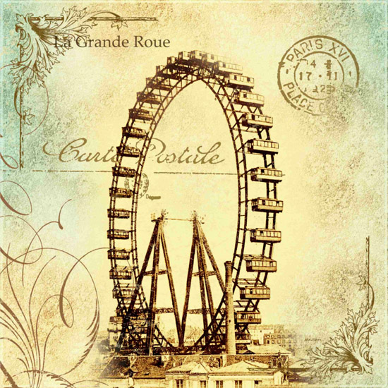 Compatible Landscape for Jahrriesnge La-Grande-Roue-lpf00814 Compatible Landscape Jahrriesnge for La-Grande-Roue-lpf00814