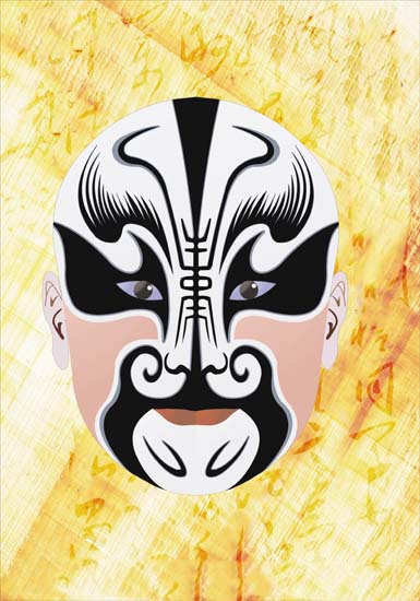 Compatible Portrait for Jahrriesnge Peking Opera lpf08526 Compatible Portrait Jahrriesnge for Peking Opera lpf08526