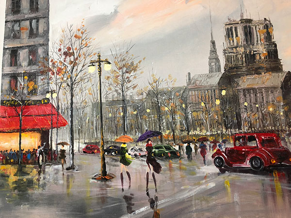 Compatible Oil Painting for Jahrriesnge building-lpg0006 Compatible Oil Painting Jahrriesnge for building-lpg0006