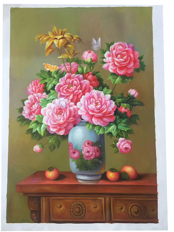 Compatible Oil Painting for JAHRRIESNGE flower-lpg0379 Compatible Oil Painting JAHRRIESNGE for flower-lpg0379