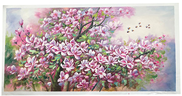 Compatible Oil Painting for JAHRRIESNGE pine-flower-lpg399 Compatible Oil Painting JAHRRIESNGE for pine-flower-lpg399