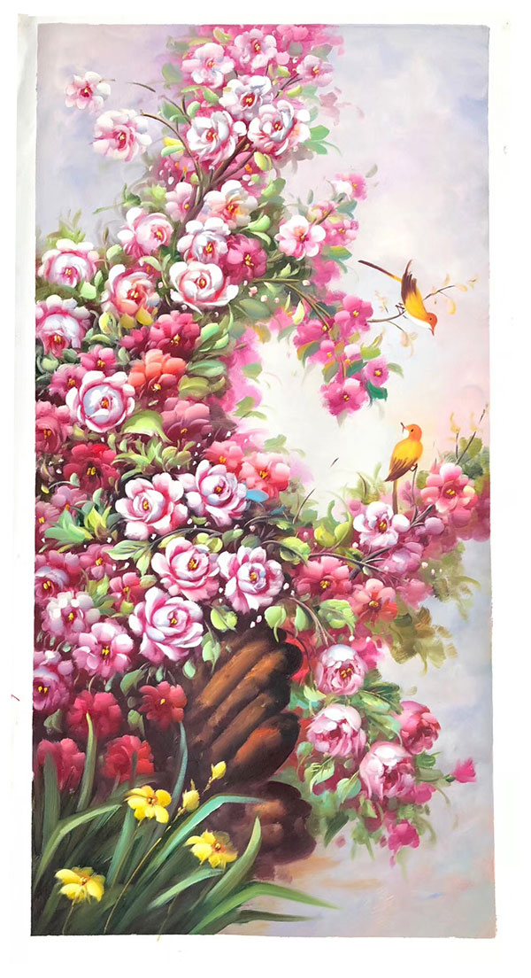Compatible Oil Painting for Jahrriesnge pine-flower-lpg404 Compatible Oil Painting Jahrriesnge for pine-flower-lpg404