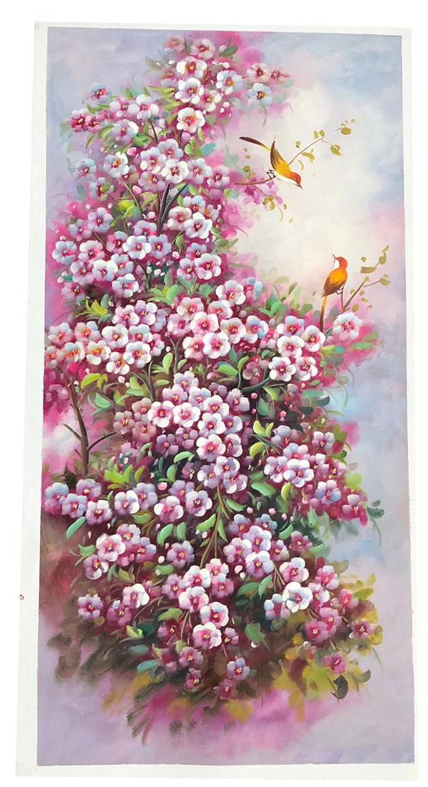 Compatible Oil Painting for Jahrriesnge pine-flower-lpg406 Compatible Oil Painting Jahrriesnge for pine-flower-lpg406