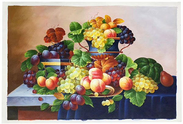 Compatible Oil Painting for JAHRRIESNGE fruit-lpg408 Compatible Oil Painting JAHRRIESNGE for fruit-lpg408