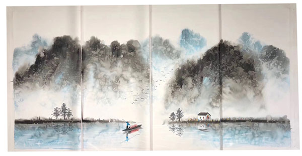 Compatible Landscape for JAHRRIESNGE boat-in-lake-lpg1397 Compatible Landscape JAHRRIESNGE for boat-in-lake-lpg1397