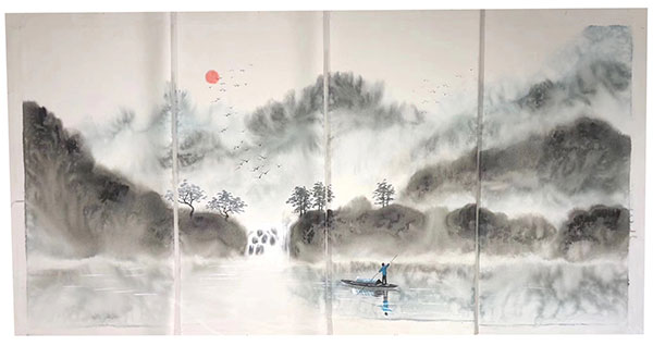 Compatible Landscape for JAHRRIESNGE boat-in-lake-lpg1398 Compatible Landscape JAHRRIESNGE for boat-in-lake-lpg1398