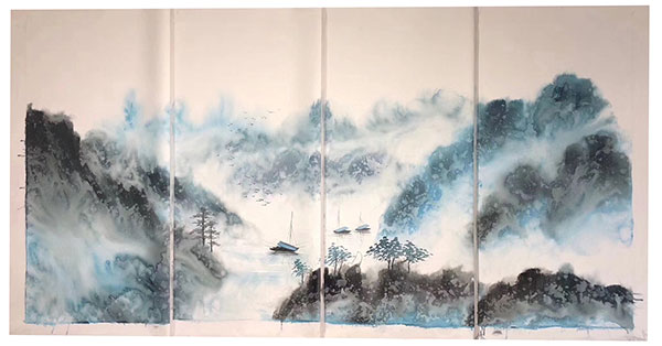 Compatible Landscape for JAHRRIESNGE montain-and-boat-lpg1444 Compatible Landscape JAHRRIESNGE for montain-and-boat-lpg1444