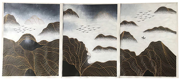 Compatible Landscape Jahrriesnge  for birds-and-montains-lpg1469 