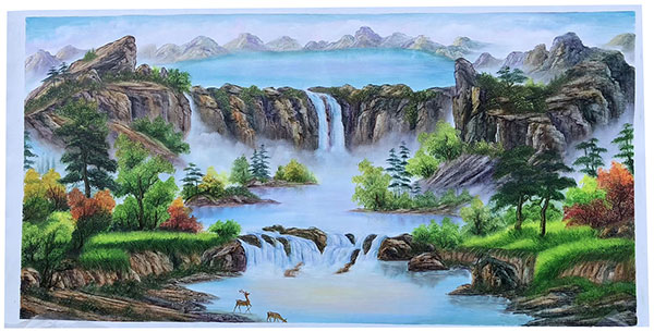 Compatible Landscape for JAHRRIESNGE waterfall-lpg1841 Compatible Landscape JAHRRIESNGE for waterfall-lpg1841