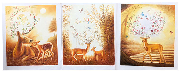 Compatible Animals for Jahrriesnge mixed deers lpg2677 Compatible Animals Jahrriesnge for mixed deers lpg2677